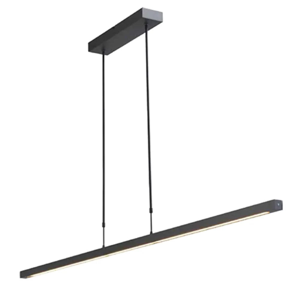 Hanglamp balk zwart 160cm up+down dtw