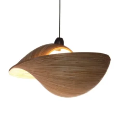 Hanglamp bamboe schelp 60cm