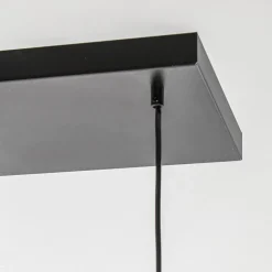 Hanglamp Bella 8L zwart/brons/smoke mix