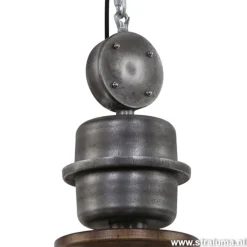 Hanglamp Bikkel 52cm brons/staal