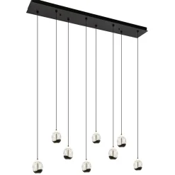 Hanglamp Black Egg 8L zwart/helder