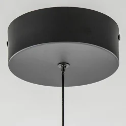 Hanglamp Black Egg 1L zwart/helder glas