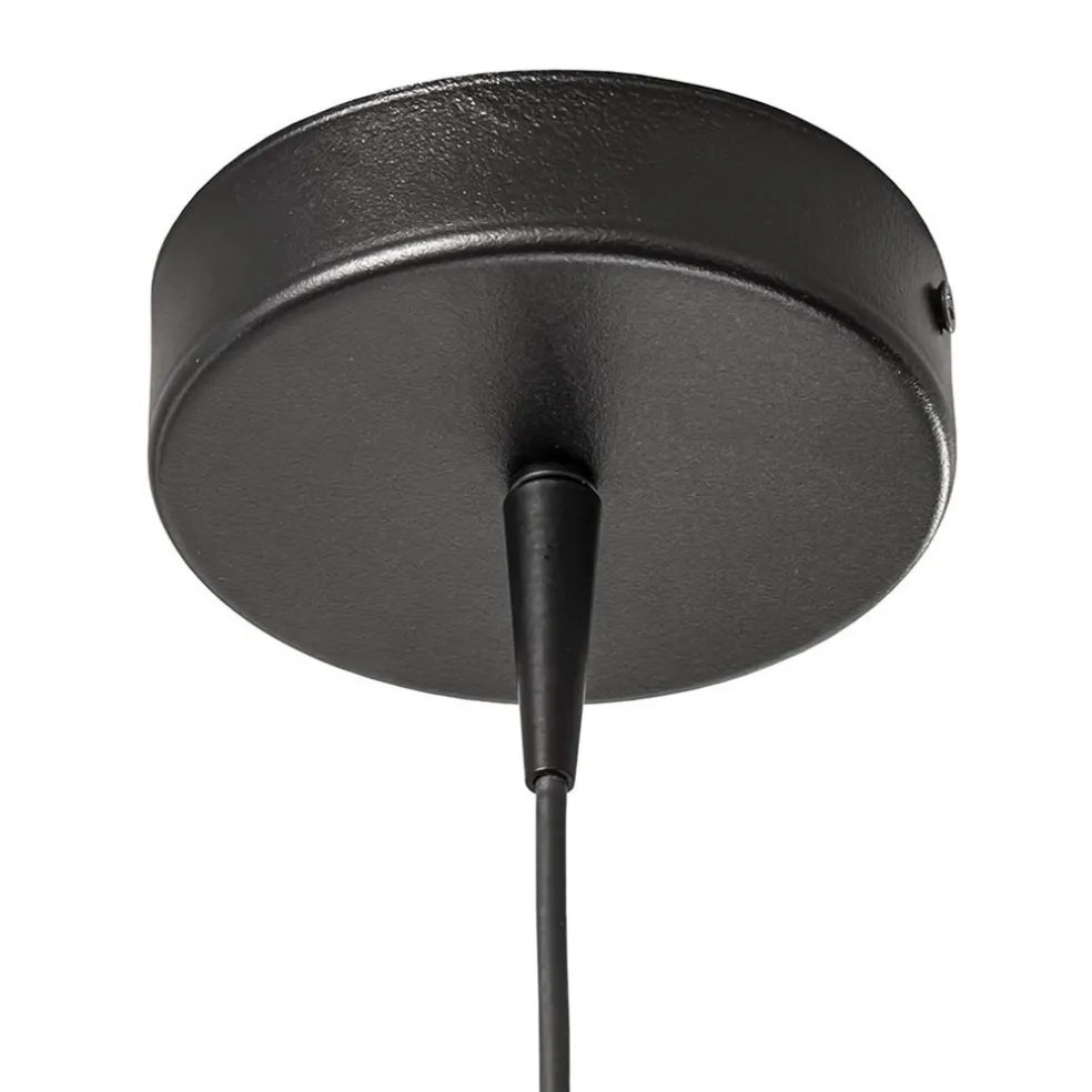 Hanglamp Bubbles 1L zwart/helder dtw