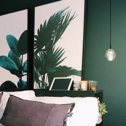 Hanglamp Bubbles 1L zwart/helder dtw