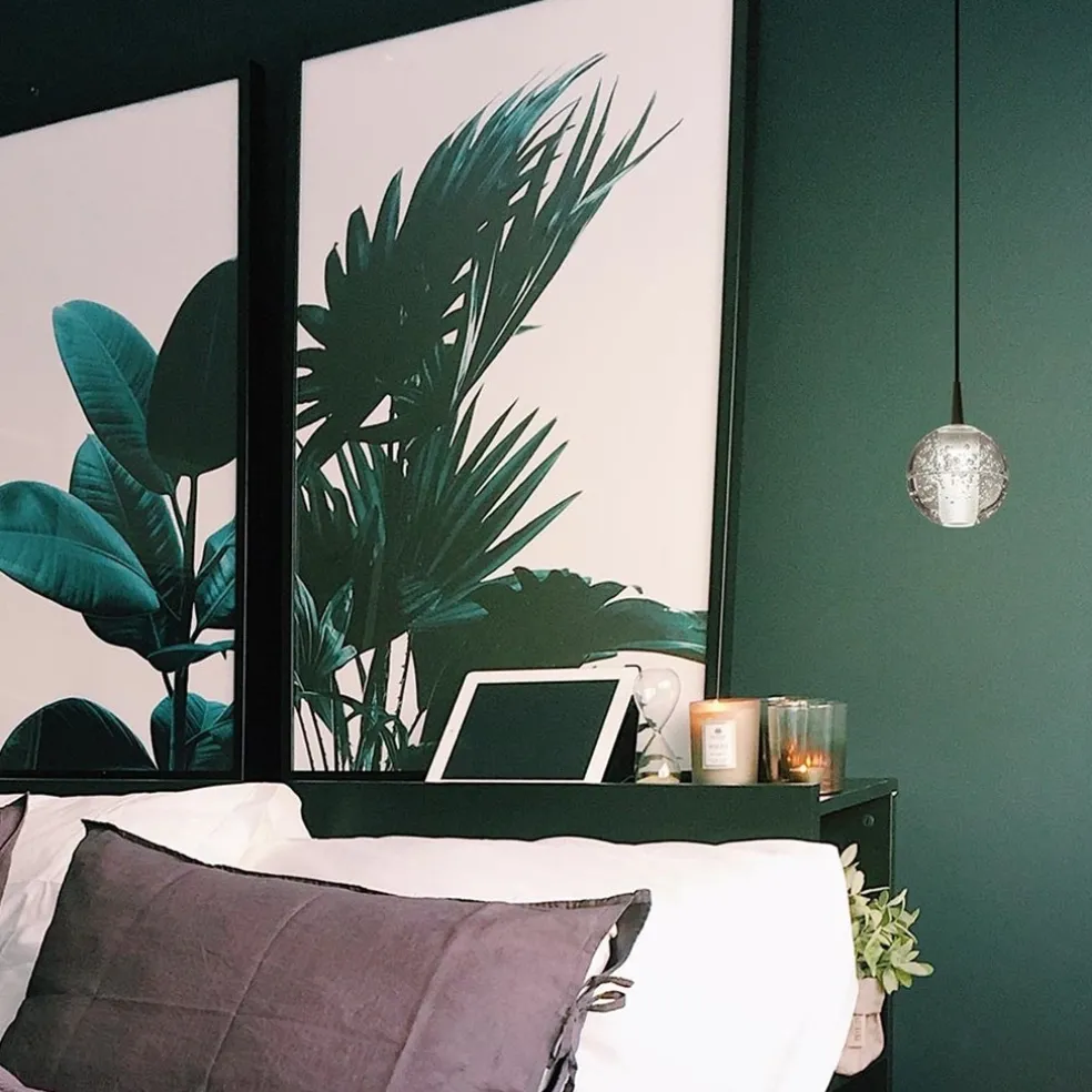 Hanglamp Bubbles 1L zwart/helder dtw