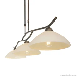 Hanglamp Capri brons/Glas