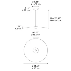 Hanglamp Diesel Living U.F.O. 60 sand