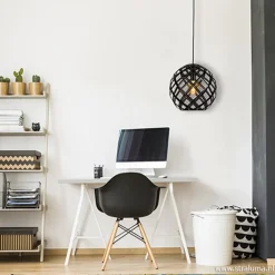 Hanglamp Emma bol zwart 40cm