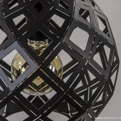 Hanglamp Emma bol zwart 30cm