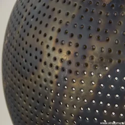 Hanglamp geperforeerd staal brons-bruin