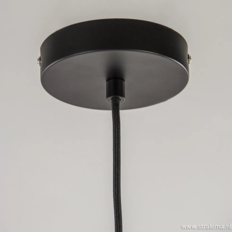 Hanglamp Jaicey bol zwart/goud