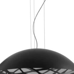 Hanglamp Kelly Dome 80cm zwart