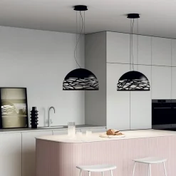 Hanglamp Kelly Dome zwart 50cm