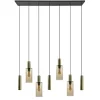 Hanglamp Perugia 7L brons/zwart