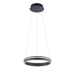 Hanglamp Q-Vito 40 zwart + afst.bed.CCT