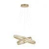 Hanglamp Q-Vito dubbele ring gold smart