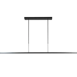 Hanglamp Real zwart up+down 2xpush dtw