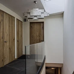 Hanglamp rechthoek speels antiek zilver