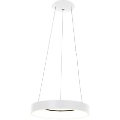 Hanglamp Ringlede wit 48cm