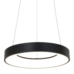 Hanglamp Ringlede zwart 48cm