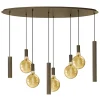 Hanglamp Riva ovaal 8L platinum