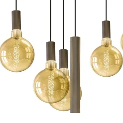 Hanglamp Riva ovaal 8L platinum