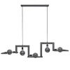 Hanglamp Tortona 5L zwart 150cm