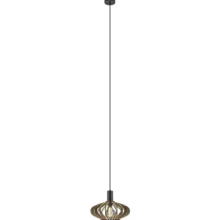 Hanglamp Ufo naturel hout 35cm