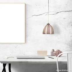 Hanglamp Whires alu/wit