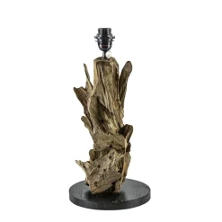 Houten lampvoet Ikal Light and Living exclusief kap