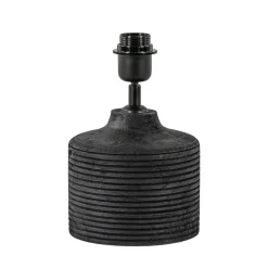 Houten lampvoet Paolu zwart exclusief kap