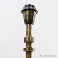 Klassieke lampvoet-tafellamp brons