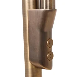 Klassieke LED vloerlamp met uplighter en leeslamp