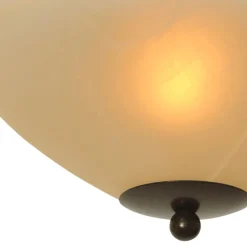 Klassieke plafonnière Bolzano bruin