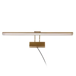 Klassieke schilderij wandlamp brons met LED