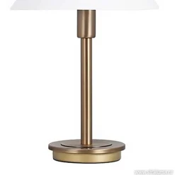 Klassieke tafellamp brons touchdimmer