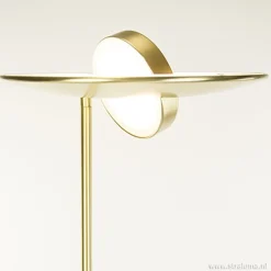 Klassieke vloerlamp Zenith LED messing