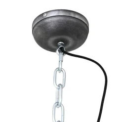 Kleine hanglamp Bikkel zwart industrieel