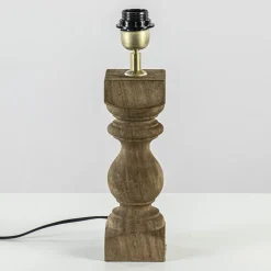 Kleine lampvoet Cumani hout light and Living