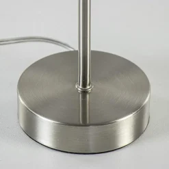 Kleine lampvoet Houston nikkel exclusief kap