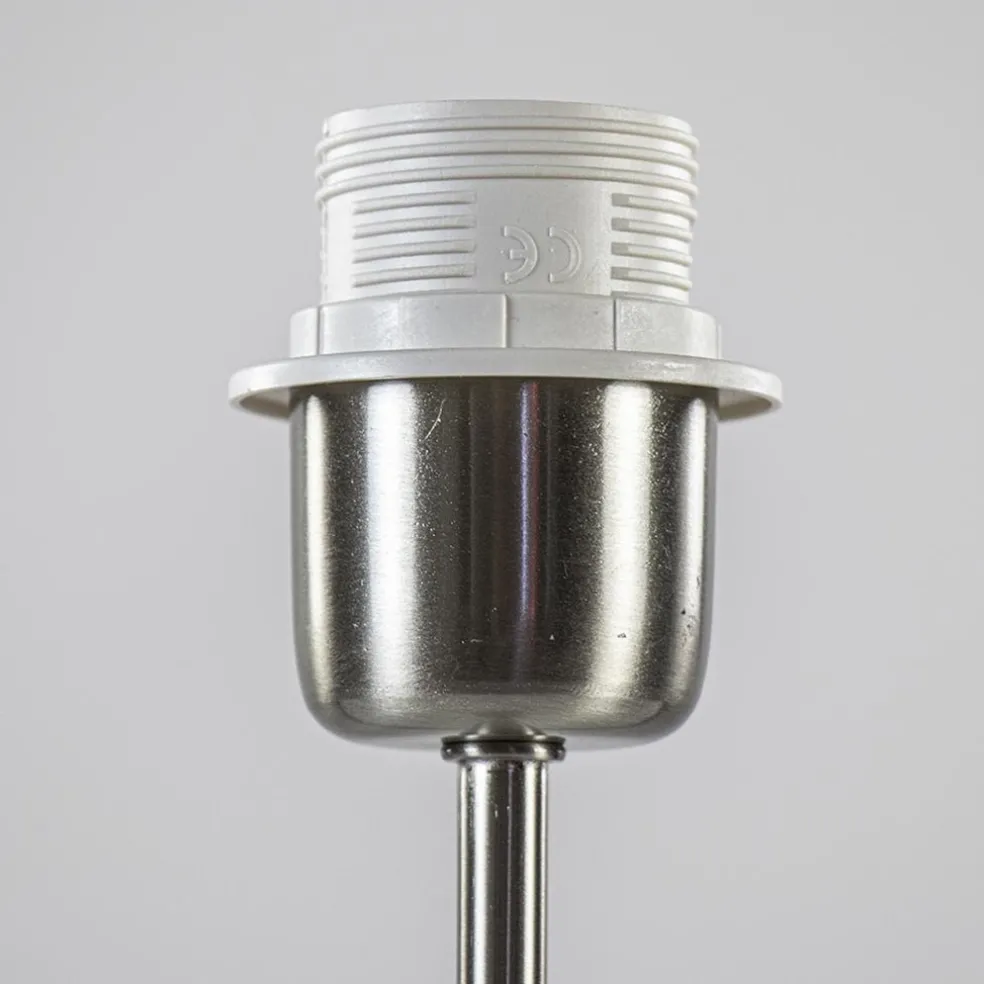 Kleine lampvoet Houston nikkel exclusief kap