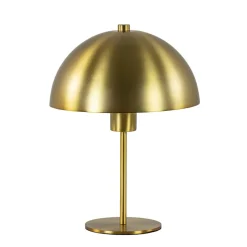 Kleine retro tafellamp Merel antiek brass