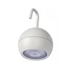 Kleine ronde buitenlamp met USB wit