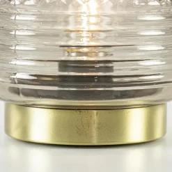 Kleine tafellamp warm lichtgrijs op batterijen Lipa van L&L