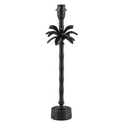 L&L lampvoet Armata mat zwarte palmboom
