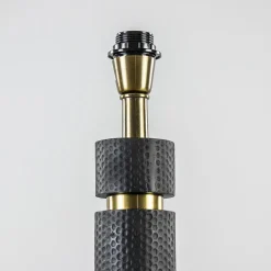 Lampvoet Azoyu zwart/brons exclusief kap