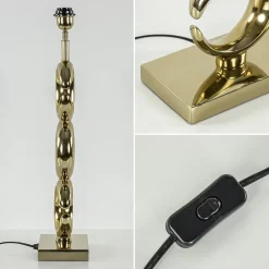 Lampvoet Maan light gold glossy metaal