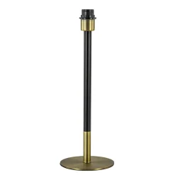 Lampvoet Rodrigo antiek brons / mat zwart excl. kap