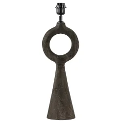 Lampvoet Sabuli hout donker bruin excl. kap