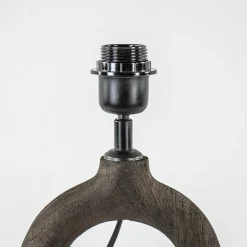 Lampvoet Sabuli hout donker bruin excl. kap